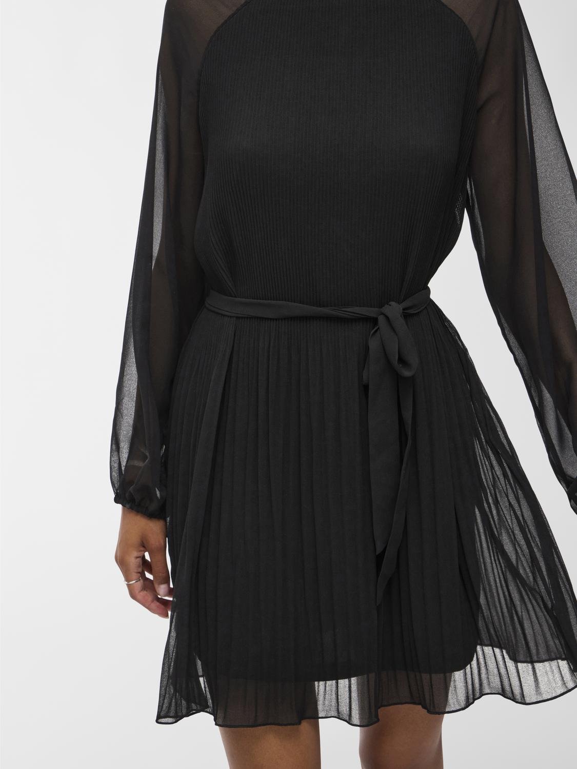 VIDALIANA Short Dress - Black Beauty - VERO MODA & VILA Bergvik